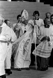 Pope John Paul II during his visit to Ireland in 1979 Pope John Paul II during his visit to Ireland in 1979