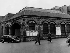 The portico of North Shields Railway Station on 22nd December 1956 The portico of North Shields Railway Station on 22nd December 1956