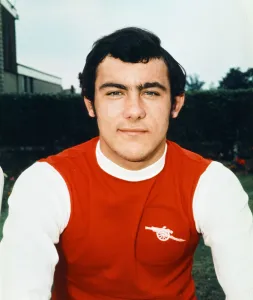 Portrait of Arsenal footballer Ray Kennedy, circa 1971 Portrait of Arsenal footballer Ray Kennedy, circa 1971