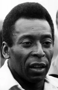 Portrait of former Brazilian football star Pele August 1982 Portrait of former Brazilian football star Pele August 1982