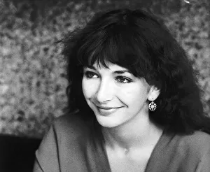 Portrait of singer Kate Bush Singer smiling January 1980 Portrait of singer Kate Bush Singer smiling January 1980