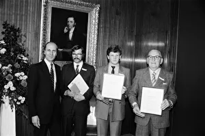 Post Office Bravery Awards. Presenting the awards, Norman Tebbit Post Office Bravery Awards. Presenting the awards, Norman Tebbit