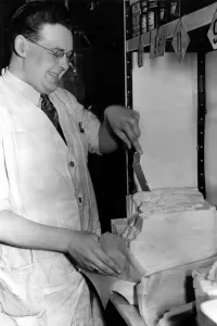 Post World War Two - Second World War - City grocery assistant, Mr William Wanup Post World War Two - Second World War - City grocery assistant, Mr William Wanup