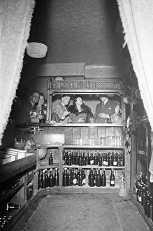 Power cut at a Hampstead Pub circa July 1947 Power cut at a Hampstead Pub circa July 1947