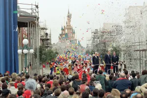 Pre-Opening Of Eurodisney in France, which is still under construction Pre-Opening Of Eurodisney in France, which is still under construction