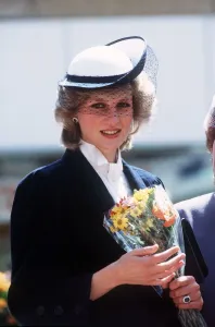 A pregnant Princess Diana on a walkabout during her visit to Warrington with Prince A pregnant Princess Diana on a walkabout during her visit to Warrington with Prince