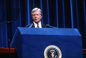 President Carter at the US Democratic Convention New York President Carter at the US Democratic Convention New York