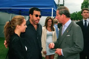 Pricne Charles meets Lionel Richie and daughter Nicole at the Party in the Park princes Pricne Charles meets Lionel Richie and daughter Nicole at the Party in the Park princes