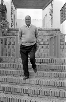 Prime Minister Edward Heath on holiday in Spain. February 1975 Prime Minister Edward Heath on holiday in Spain. February 1975