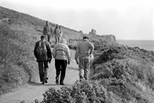 Prime Minister Harold Wilson seen here on the Scilly Isles Prime Minister Harold Wilson seen here on the Scilly Isles
