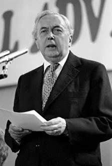 Prime mInister Harold Wilson speaks during a debate on the Common Market Prime mInister Harold Wilson speaks during a debate on the Common Market