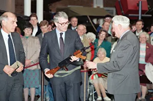 Prime Minister John Major with Field Marshal Lord Bramwall at the presentation to the PM Prime Minister John Major with Field Marshal Lord Bramwall at the presentation to the PM