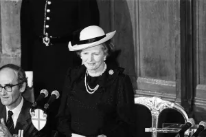 The Prime Minister Mrs Margaret Thatcher at the Luncheon held for the Falklands heroes at The Prime Minister Mrs Margaret Thatcher at the Luncheon held for the Falklands heroes at