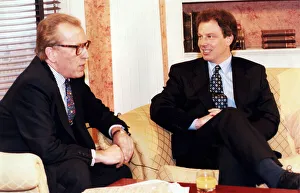 Prime Minister Tony Blair interviewed by David Frost during Breakfast with Frost - May Prime Minister Tony Blair interviewed by David Frost during Breakfast with Frost - May