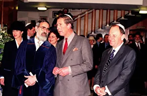 Prince Charles attending the 50th anniversary of the Birth of State of Israel with Chief Prince Charles attending the 50th anniversary of the Birth of State of Israel with Chief