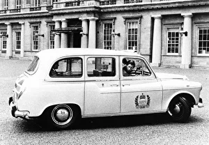 Prince Charles driving a London Taxi cab in May 1977 a special Silver Jubilee model Prince Charles driving a London Taxi cab in May 1977 a special Silver Jubilee model