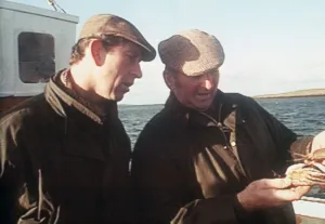 Prince Charles on fishing boat November 1989 Prince Charles on fishing boat November 1989