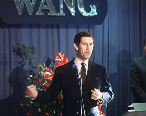 Prince Charles making speech at WANG in Scotland 1989 Prince Charles making speech at WANG in Scotland 1989