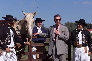 Prince Charles March 1999 meets Gauchos in Montevideo Uraguay Prince Charles March 1999 meets Gauchos in Montevideo Uraguay