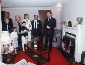 Prince Charles meeting family from Glasgow November 1985 Prince Charles meeting family from Glasgow November 1985