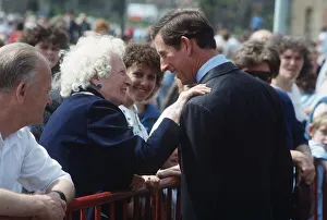 Prince Charles meeting people November 1989 Prince Charles meeting people November 1989