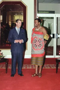 Prince Charles meets the King of Swaziland, King Mswati III Prince Charles meets the King of Swaziland, King Mswati III
