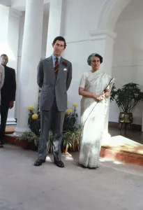 Prince Charles meets Prime Minister Indira Gandhi during his visit to New Delhi, India Prince Charles meets Prime Minister Indira Gandhi during his visit to New Delhi, India