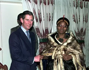 Prince Charles meets Swaziland's Great She Elephant during his visit to Swaziland in Prince Charles meets Swaziland's Great She Elephant during his visit to Swaziland in
