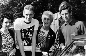 Prince Charles meets teenage punk rockers in 1979 Prince Charles meets teenage punk rockers in 1979