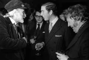 Prince Charles November has a laugh with Harry Secombe and Spike Milligan at Prince Charles November has a laugh with Harry Secombe and Spike Milligan at