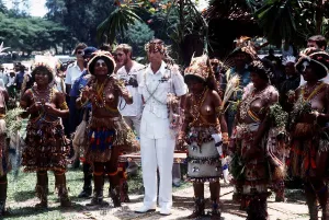 Prince Charles in Papua New Guinea crowned 10th Lapan of Manus August 1984 Prince Charles in Papua New Guinea crowned 10th Lapan of Manus August 1984