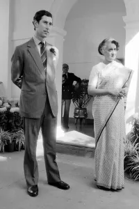 Prince Charles pays Prime Minister Mrs Indira Gandhi a visit at her home in New Delhi Prince Charles pays Prime Minister Mrs Indira Gandhi a visit at her home in New Delhi