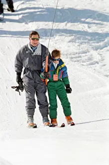 Prince Charles and Prince Harry during a skiing holiday in Klosters, Switzerland Prince Charles and Prince Harry during a skiing holiday in Klosters, Switzerland