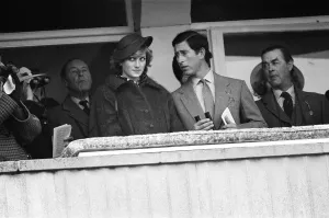 Prince Charles, Prince of Wales and a pregnant Diana, Princess of Wales attend Cheltenham Prince Charles, Prince of Wales and a pregnant Diana, Princess of Wales attend Cheltenham