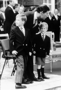 Prince Charles the Prince of Wales with Prince William and Prince Harry July 1989 Prince Charles the Prince of Wales with Prince William and Prince Harry July 1989