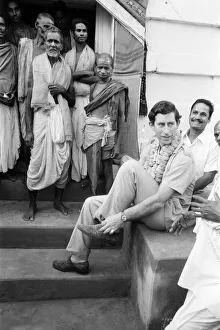 Prince Charles, Prince of Wales during his visit to India. December 1980 Prince Charles, Prince of Wales during his visit to India. December 1980