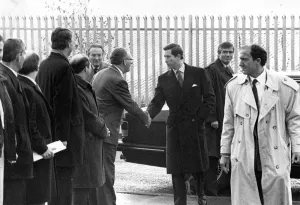 Prince Charles, The Prince of Wales during his visit to the North East 1 December 1989 Prince Charles, The Prince of Wales during his visit to the North East 1 December 1989
