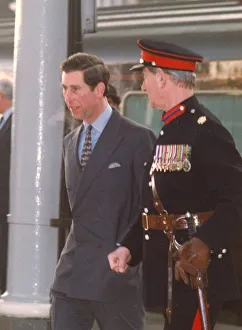 Prince Charles, The Prince of Wales during his visit to the North East 31 January 1992 Prince Charles, The Prince of Wales during his visit to the North East 31 January 1992