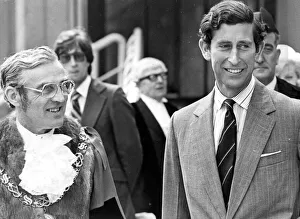 Prince Charles, The Prince of Wales during his visit to the North East 31 May 1978 - The Prince Charles, The Prince of Wales during his visit to the North East 31 May 1978 - The