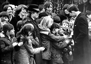 Images Dated 7th December 1983: Prince Charles, The Prince of Wales during his visit to the North East 7 December 1983