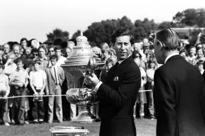 Prince Charles, Prince of Wales watching polo at Windsor, Berkshire. 27th June 1980 Prince Charles, Prince of Wales watching polo at Windsor, Berkshire. 27th June 1980