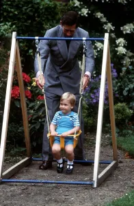 Prince Charles with Prince William on his 2nd birthday June 1984 Prince Charles with Prince William on his 2nd birthday June 1984