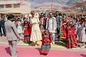 Prince Charles and Princess Diana Overseas visit to India in February 1992 Prince Charles and Princess Diana Overseas visit to India in February 1992