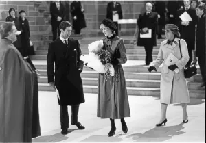 Prince Charles and Princess Diana visit The Anglican Cathedral in Liverpool in December Prince Charles and Princess Diana visit The Anglican Cathedral in Liverpool in December