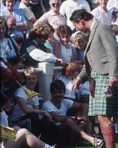 Prince Charles at Rothesay Highland Games Scotland August 1987 Prince Charles at Rothesay Highland Games Scotland August 1987