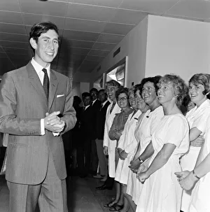 Prince Charles on a visit to the Duchy of Cornwall. 16th June 1970 Prince Charles on a visit to the Duchy of Cornwall. 16th June 1970