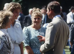 Prince Charles on walkabout Perth Scotland August 1989 Prince Charles on walkabout Perth Scotland August 1989