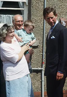 Prince Charles on walkabout Scotland November 1989 Prince Charles on walkabout Scotland November 1989