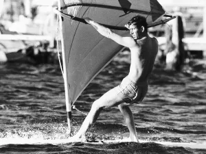 Prince Charles windsurfing in Australia Winning photograph from monochrome print section Prince Charles windsurfing in Australia Winning photograph from monochrome print section