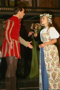 Prince Edward with Hannah Welfare in a play August 1987 acting at Haddo house Edinburgh Prince Edward with Hannah Welfare in a play August 1987 acting at Haddo house Edinburgh